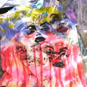 Phuckculture Custom T-shirt L 100% Cotton Tye Dye